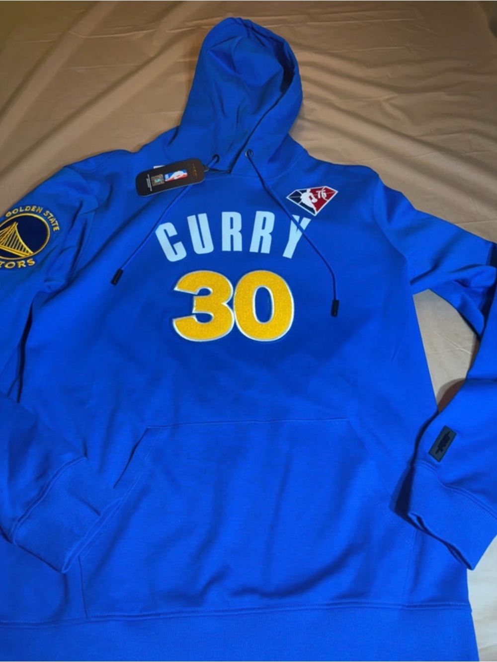 NWT Pro Standard NBA Stephen Curry Golden State Warriors Hoodie Size L